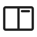 Dual Screen Status Bar SVG Icon
